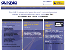 Tablet Screenshot of eurasia.ca
